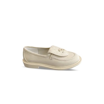 CHANEL 23P CANVAS LOAFERS 314655